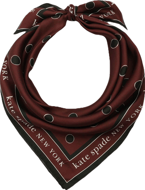 Downtown Dot Silk Square Scarf