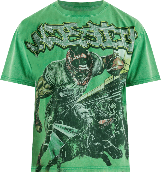 WAIMEA Flared Rhinestone Denim Jeans