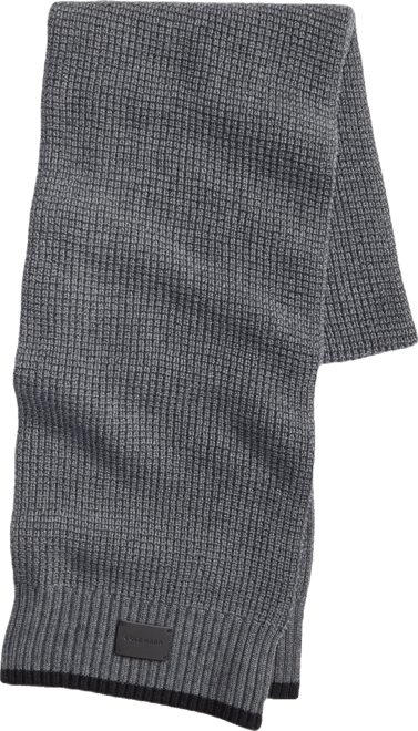 Men's Waffle-Knit Scarf