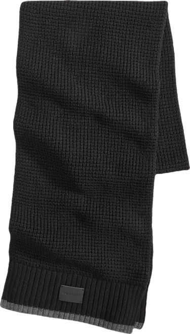 Men's Waffle-Knit Scarf
