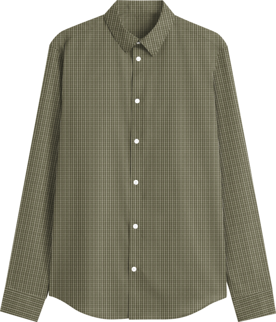 Men's Promo Regular Fit Micro Check Dress Shirt, Macy's Exclusive