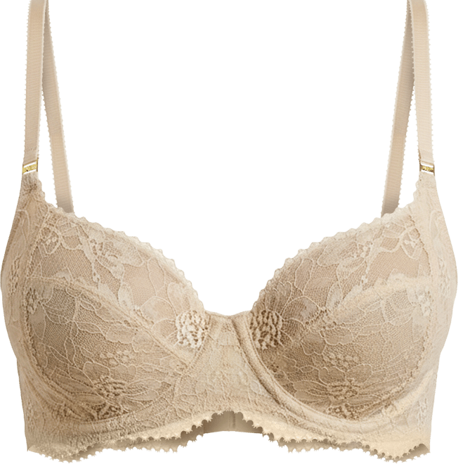 Women's Unlined Lace Full Coverage Bra