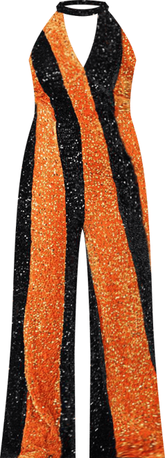 Plus Size 1960s Glamour Goddess Jumpsuit