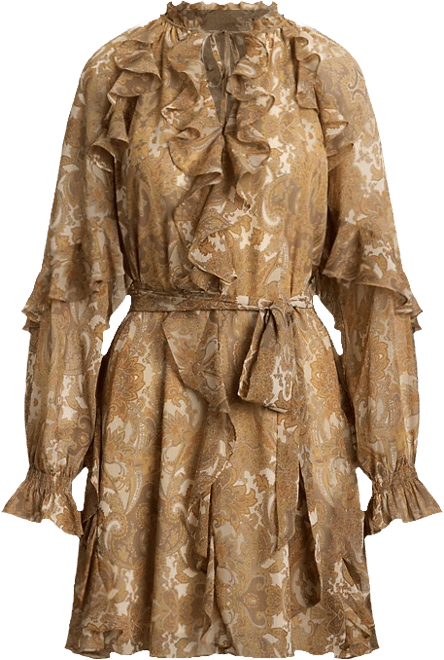 Women's Georgette Short Sleeve Dress