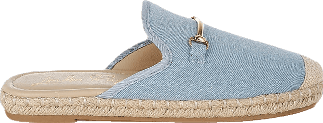 Midori Denim Slip-On Mules
