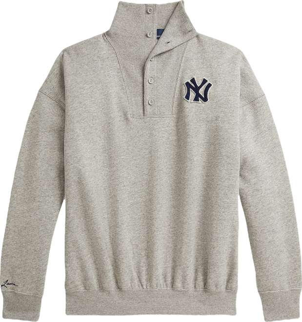 Women's Vintage-Inspired Yankees Long Sleeve Pull-On Sweatshirt