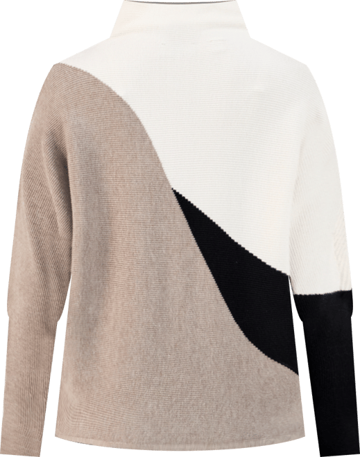 Women's Funnel-Neck Dolman-Sleeve Sweater