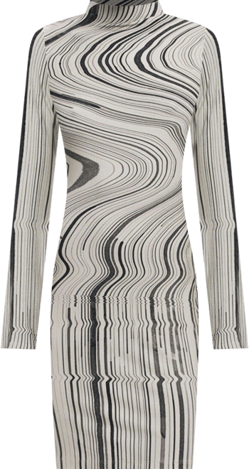 Women's Wavy striped dress