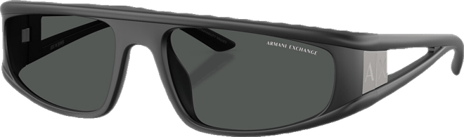 Unisex Geometric Sunglasses, AX4159SU