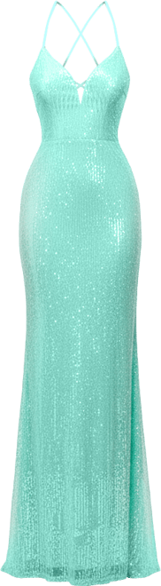 Indyana Sequin Strappy Back Maxi