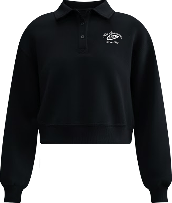 Nike Sportswear Phoenix Fleece Women's Loose Collared Pull-Over Top