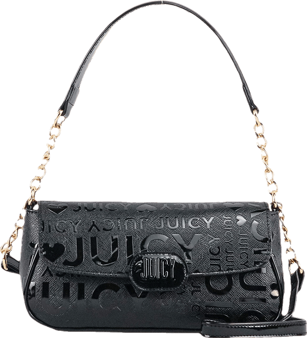 Juicy By Juicy Couture Jet Set Shoulder Bag, Color: Liquorice