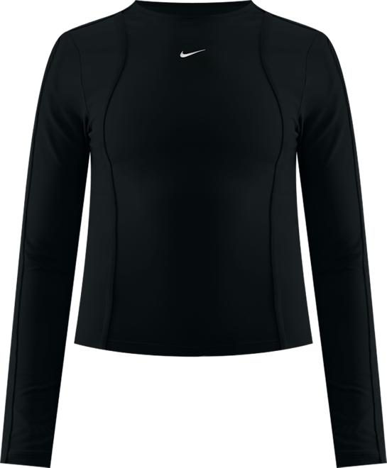 Nike One Fitted Dri-FIT damestop met lange mouwen
