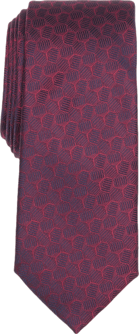 Men's Marigold Geo-Pattern Tie, Macy's Exclusive