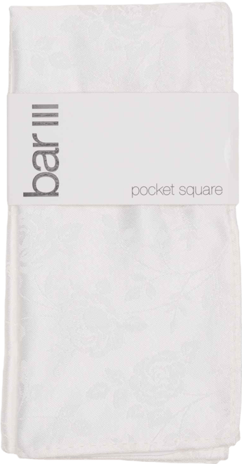 Mens Solid Pocket Square, Macy's Exclusive