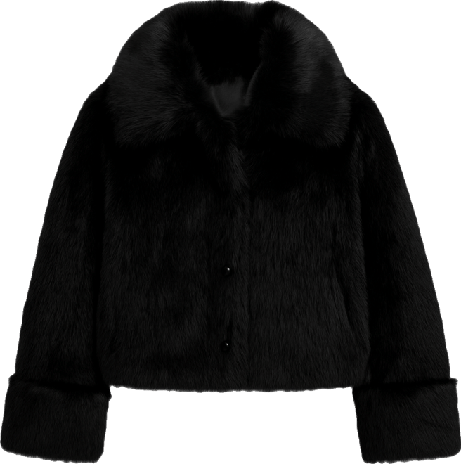 Women's Collared Faux-Fur Jacket, Macy's Exclusive