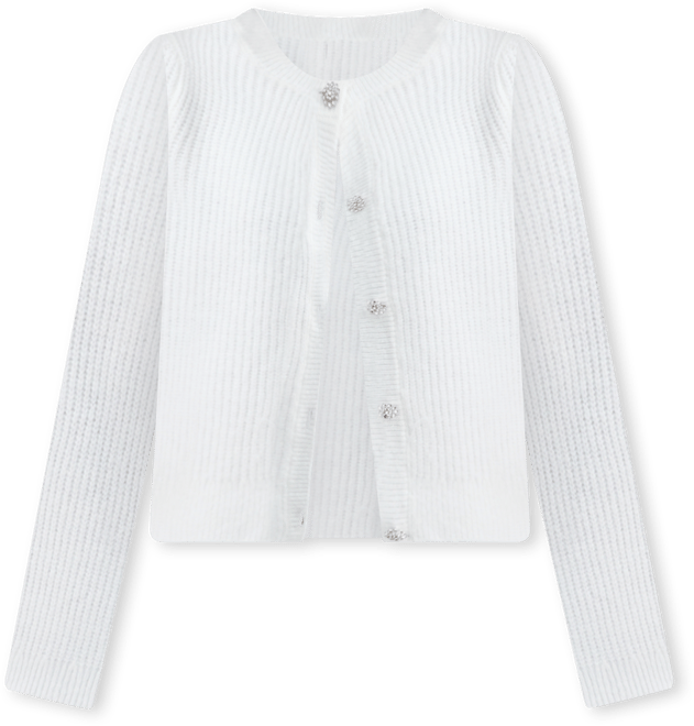 Women's Lurex Rhinestone-Button Cardigan, Macy's Exclusive