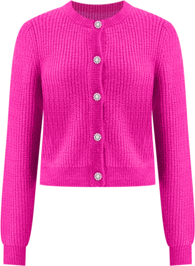 Women's Lurex Rhinestone-Button Cardigan, Macy's Exclusive
