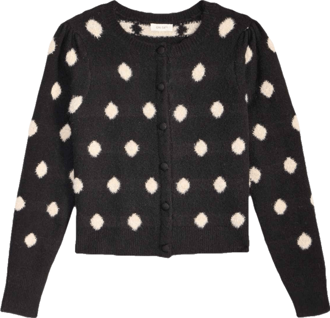Women's Long-Sleeve Eyelash Dot Cardigan Sweater, Macy's Exclusive