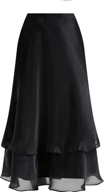 Women's Tiered Flounce Midi Skirt, Macy's Exclusive