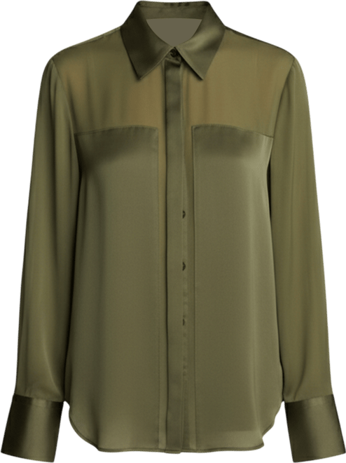 Women's' Button-Front Collar Neck Shirt