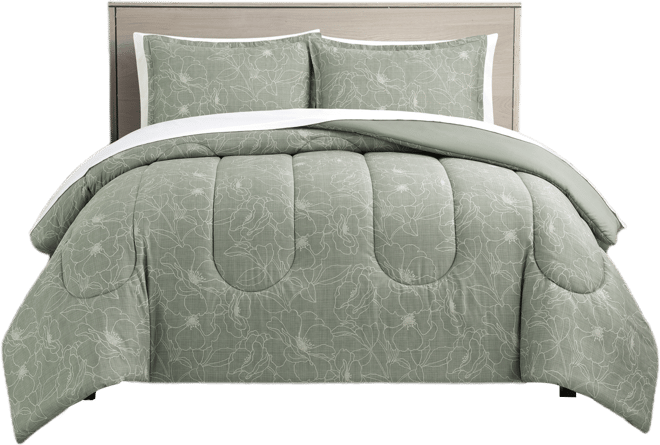 Sunham Julia Floral 3-Pc. Comforter Sets