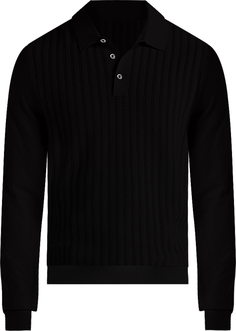 Men's Long Sleeve Polo Shirt