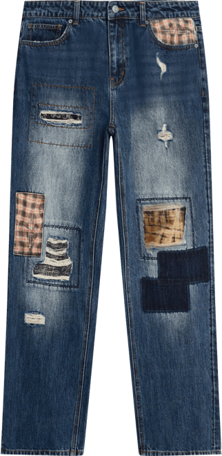 Men's Patch denim trousers