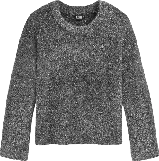 Women's Metallic Crewneck Sweater