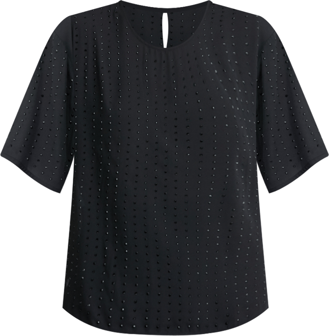 Women's Embellished Short-Sleeve Top, Macy's Exclusive