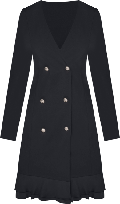 Women's Double-Breasted Jacket Dress