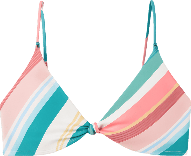 Juniors' Equator Stripe Pismo Swimsuit Top