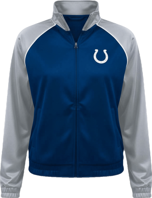 Women's Royal Indianapolis Colts Replay Full-Zip Track Jacket