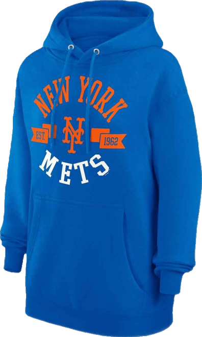 Women's Royal New York Mets City Graphic Pullover Hoodie