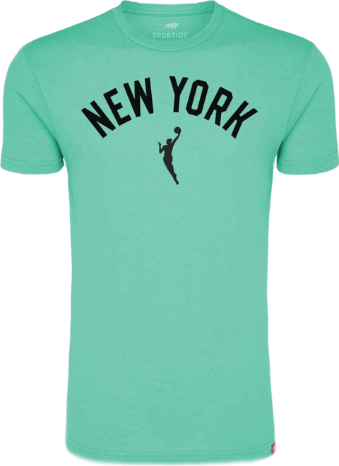 Men's and Women's Mint New York Liberty Comfy Tri-Blend T-Shirt