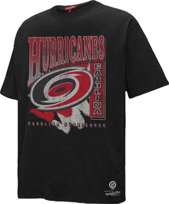 Women's Black Carolina Hurricanes Choppy Ice Boyfriend T-Shirt