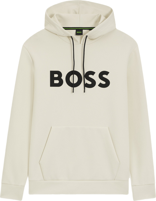 Boss by  Men's Cotton-Blend Logo Hoodie