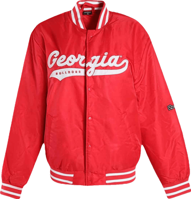 Women's Red Georgia Bulldogs A-Game Varsity Full-Snap Jacket