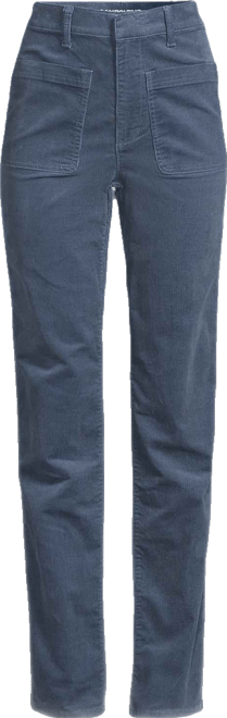 Women's Corduroy High Rise Rail Straight Leg Pants