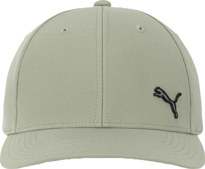 Men's Alloy Solid Color Cat Logo Stretch Fit Cap