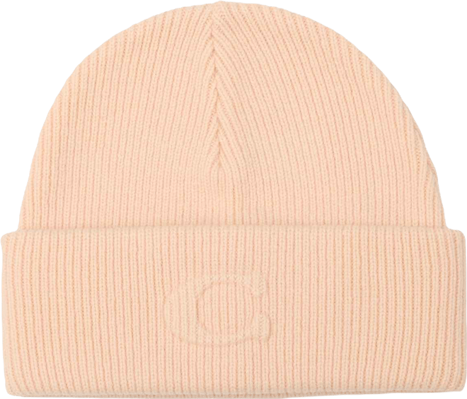 Women's Embossed C-Knit Beanie Hat