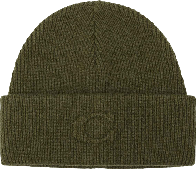 Women's Embossed C-Knit Beanie Hat