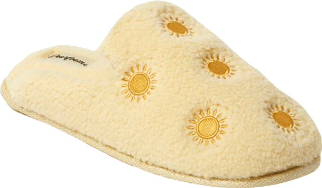 Women's Christmas Tree Teddy Scuff Slipper