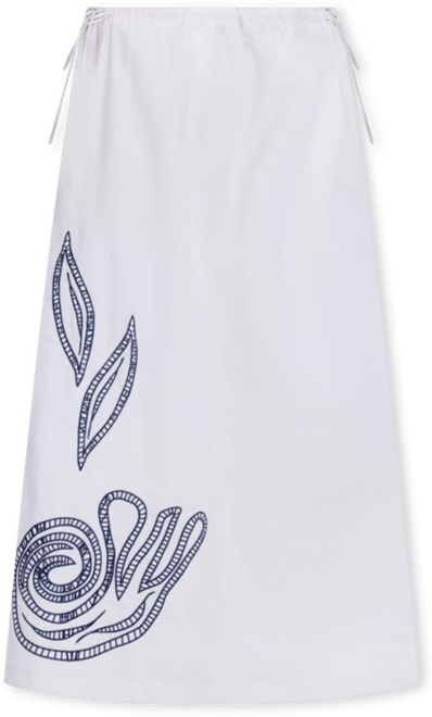 Women's Embroidered midi skirt