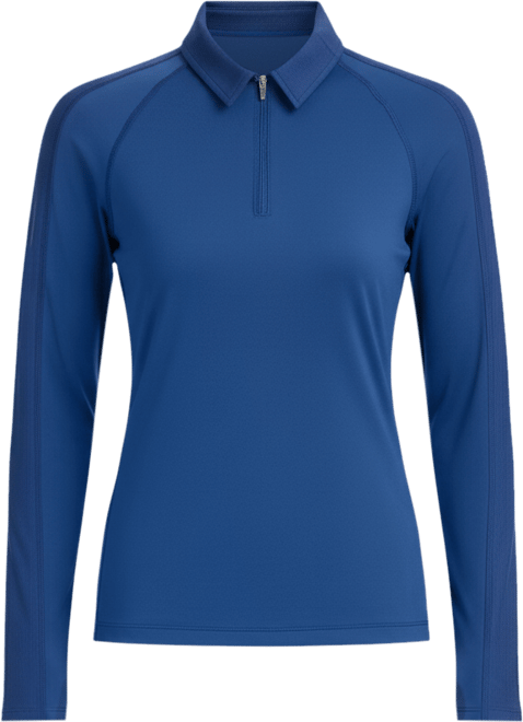 Women's Upf 50+ Sun Protective Quarter Zip Polo