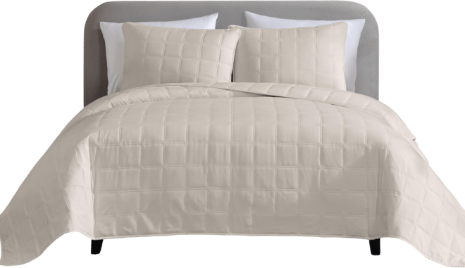 Solid Stonewashed 3-Pc. Quilt Set, Full/Queen