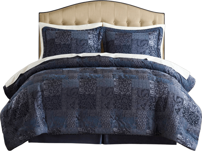Galleria 4-Pc. Jacquard Comforter Set, California King