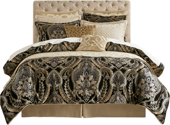 Julius 4-Pc. Jacquard Comforter Set, Queen