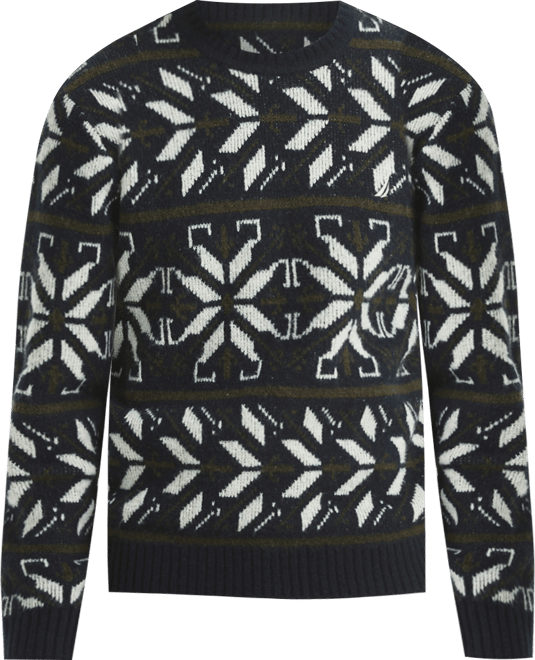 Men's Fair Isle Print Sweater