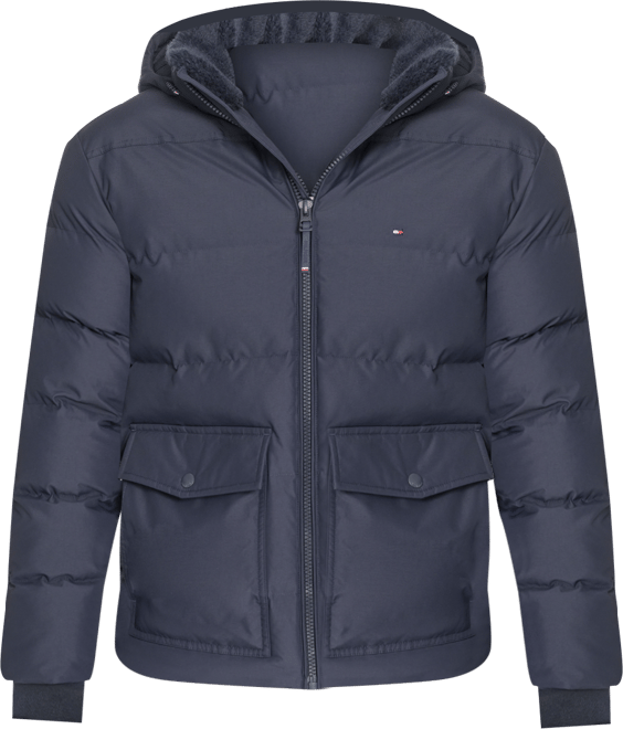 Men's Two Pocket Hooded Puffer Jacket